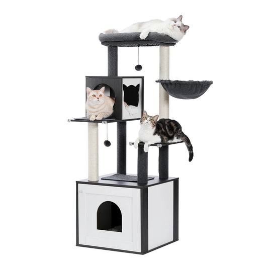 Cat Tree Tower Condo with Hammock