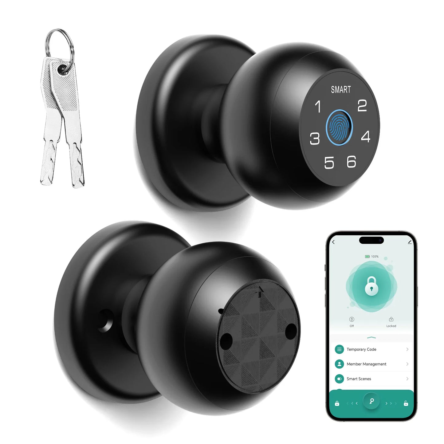 Smart Fingerprint Door Lock with App Control