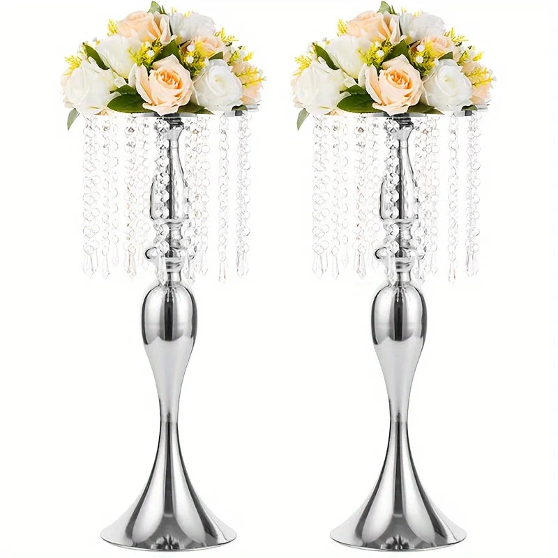 Crystal Flower Stand Wedding Centerpiece Decoration Vase