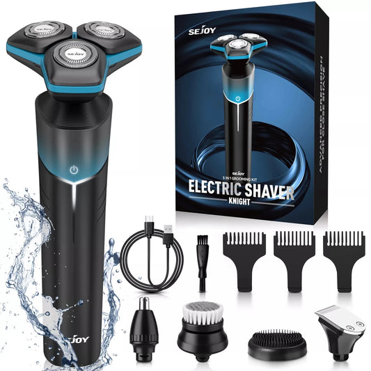 SEJOY 5-in-1 Electric Shaver and Trimmer