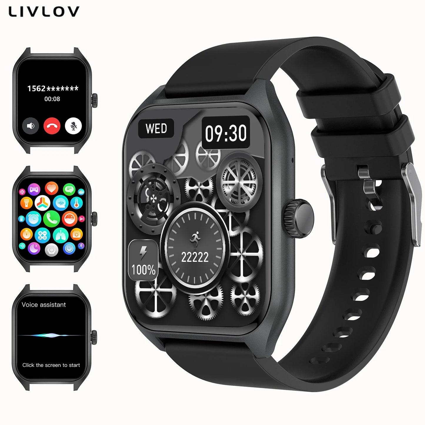 AI Smart Watch with Health Tracker