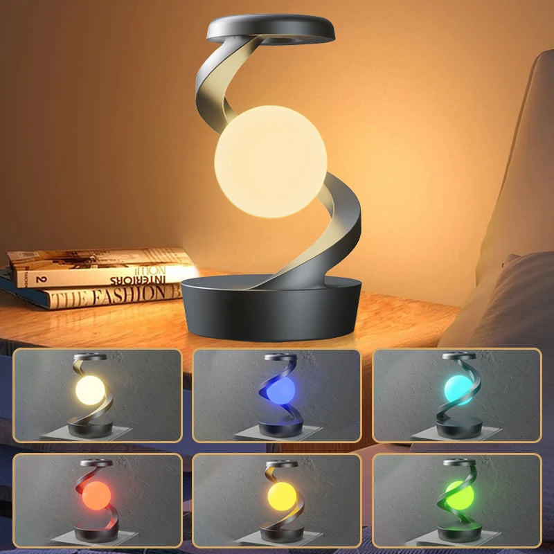 Charging LED Night Lamp Motion Sensor Floating Bedside Table Lamp Rechargeable Modern Night Light for Bedroom Home Decor