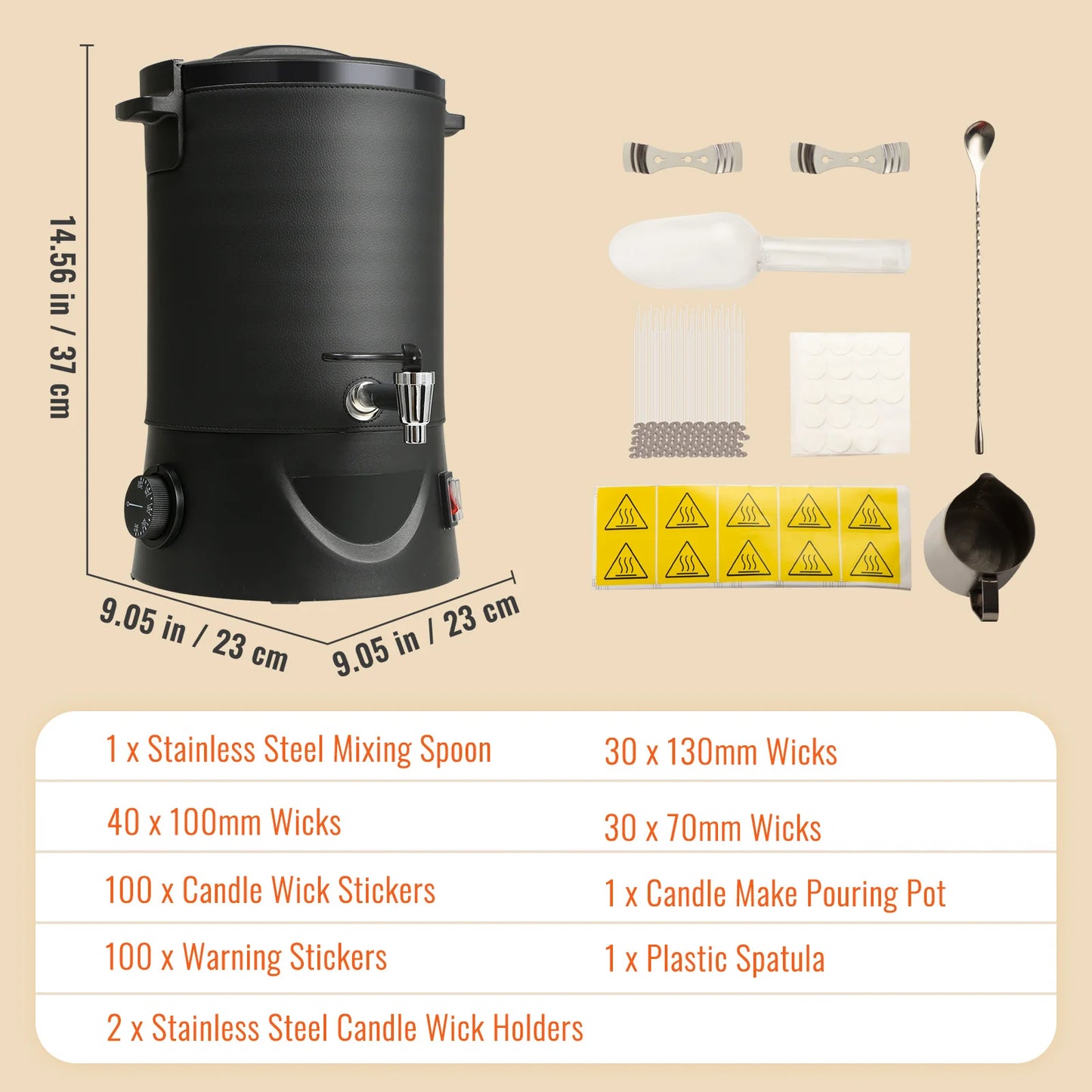 Electric Wax Melter for Candle Making