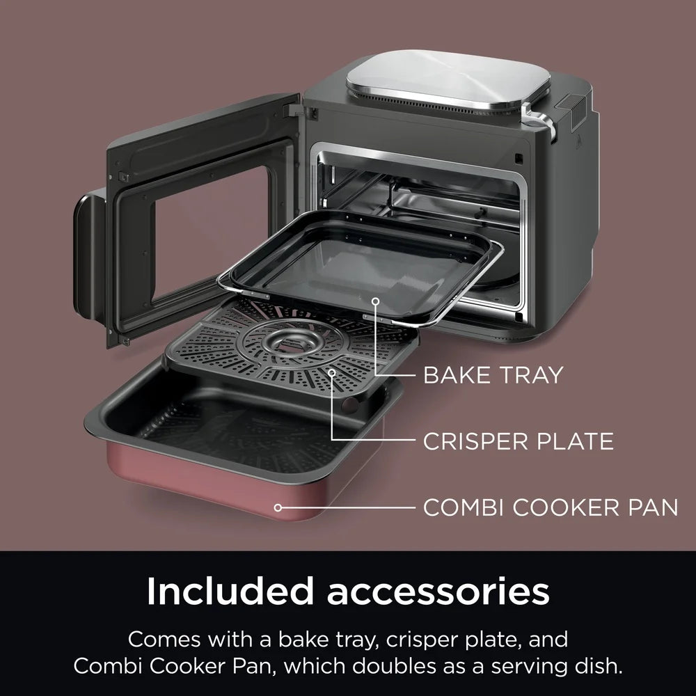 10-in-1 Stainless Steel Multicooker Air Fryer