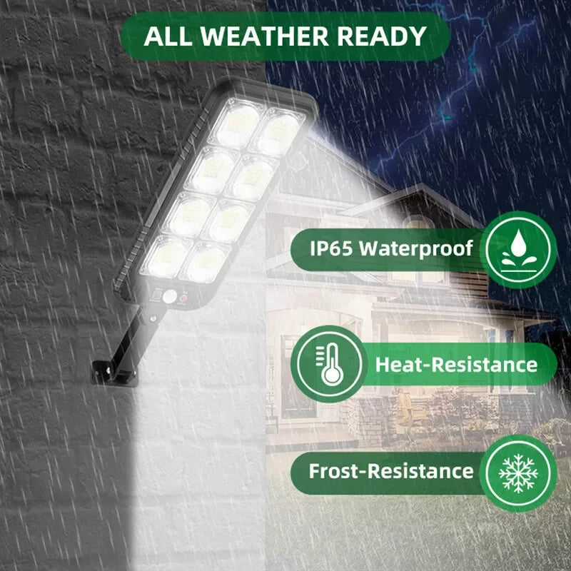 Solar Motion Sensor LED Outdoor Wall Light