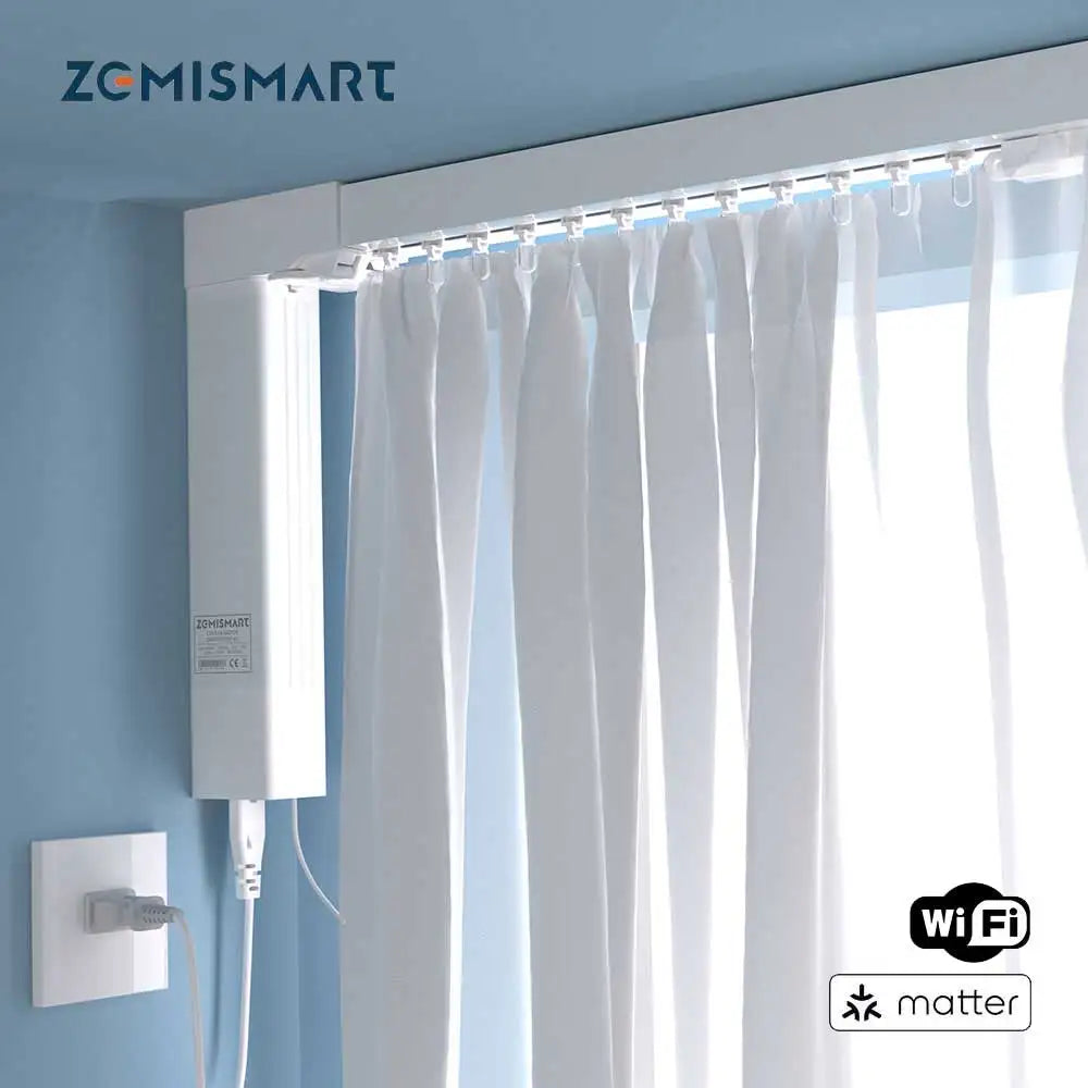 Zemismart WiFi Electric Smart Curtain Track System