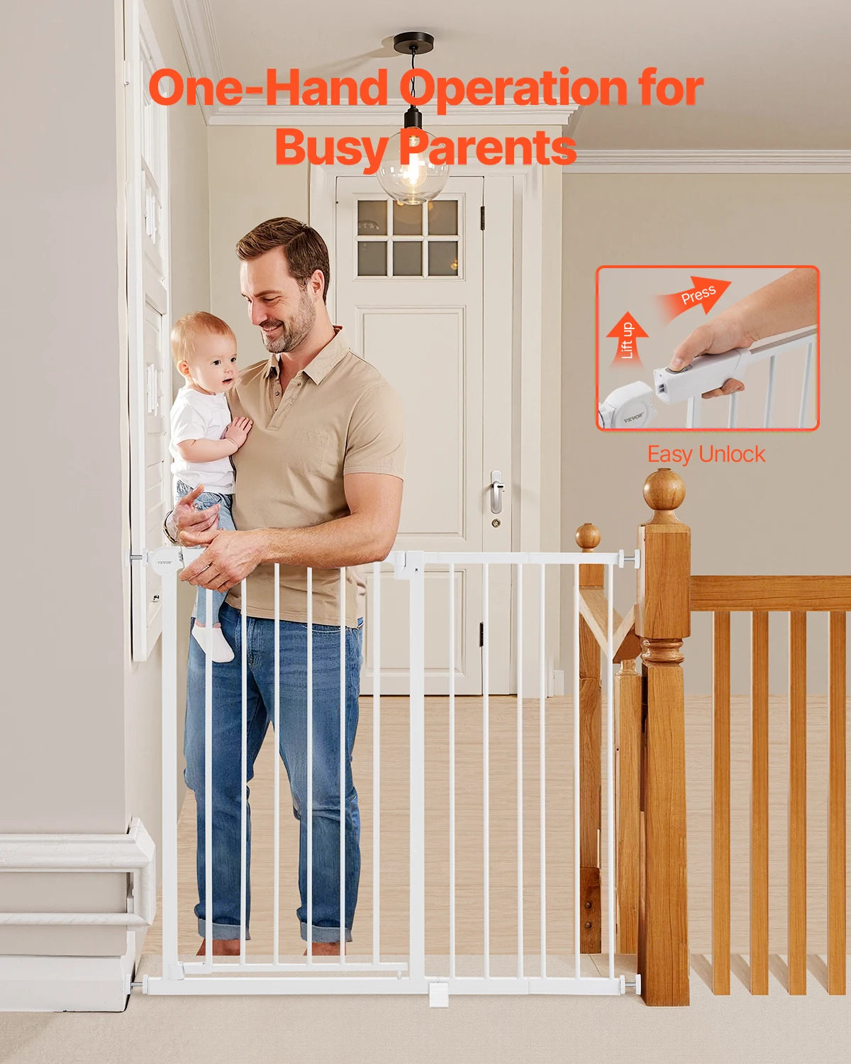 VEVOR Baby & Pet Safety Gate