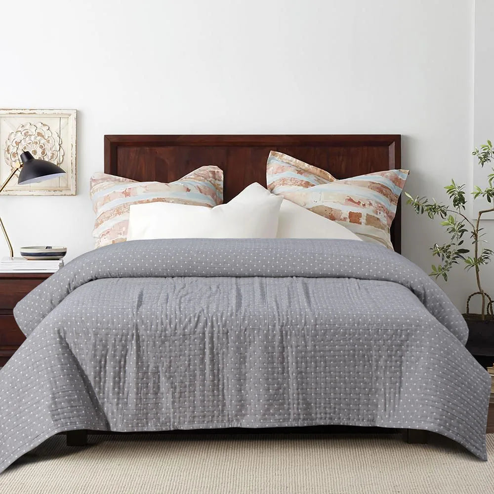 NTBAY Cotton Muslin Lightweight Breathable Bed Blanket