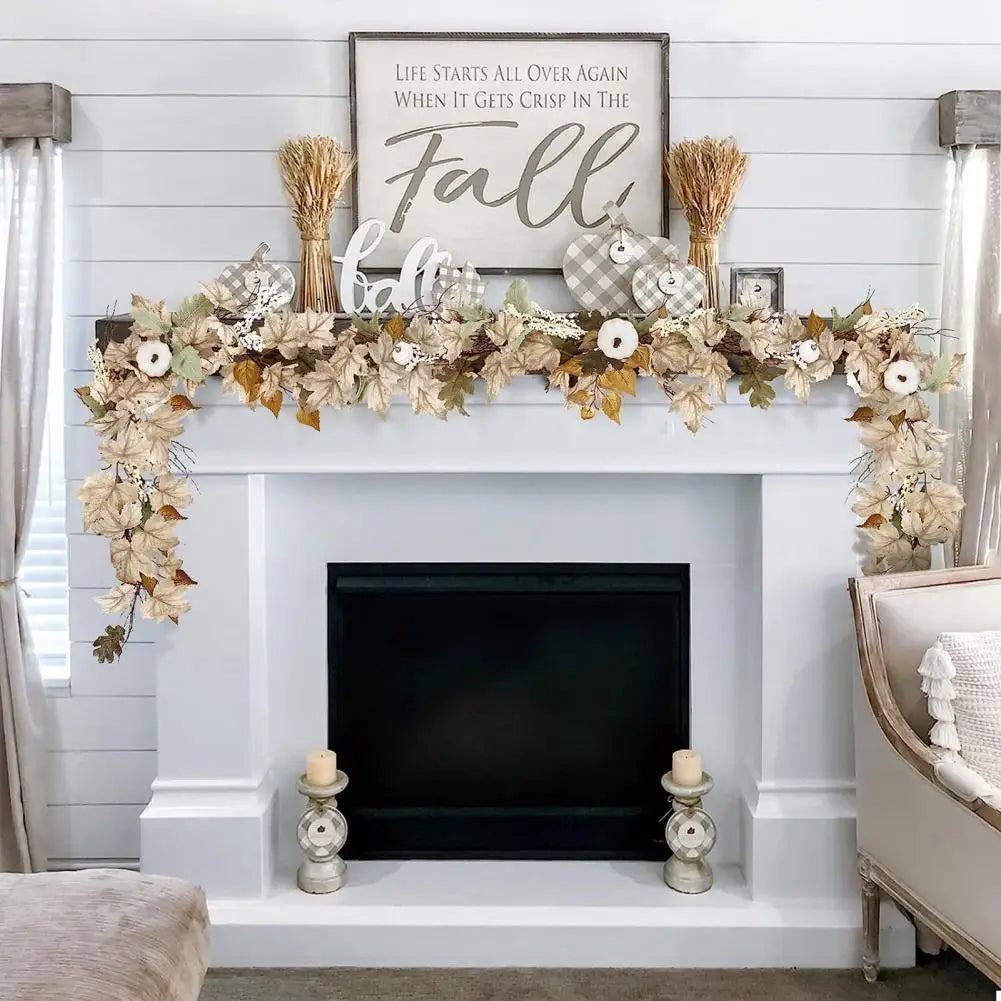 Autumn Harvest Garland for Festive Home Decor