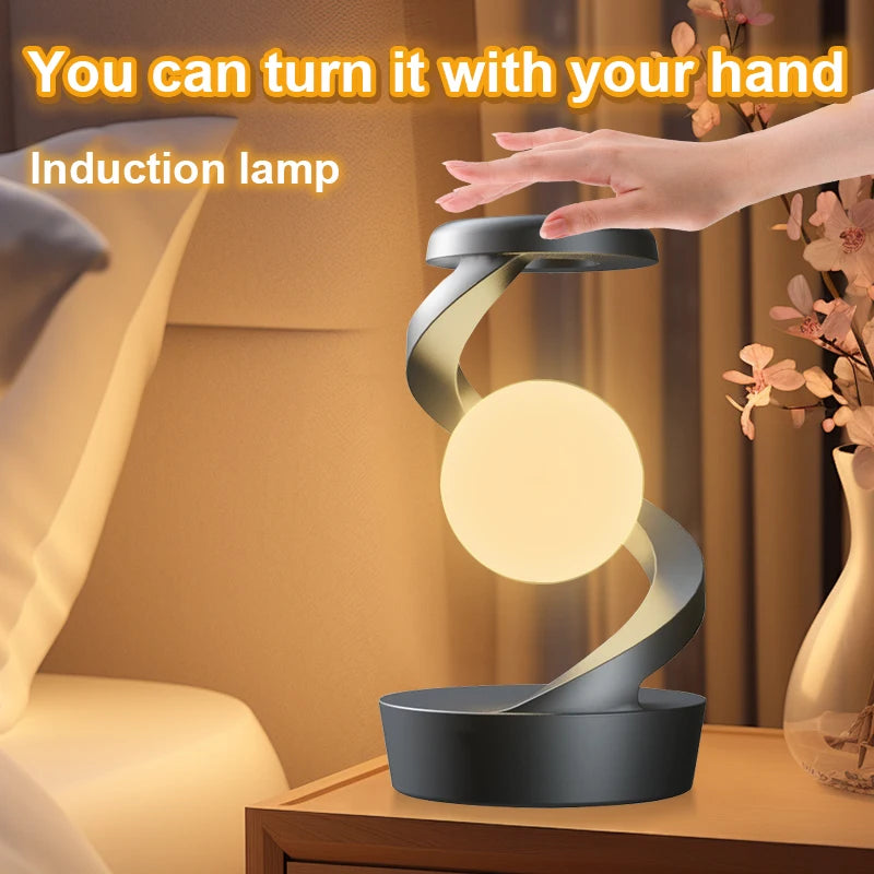 Charging LED Night Lamp Motion Sensor Floating Bedside Table Lamp Rechargeable Modern Night Light for Bedroom Home Decor
