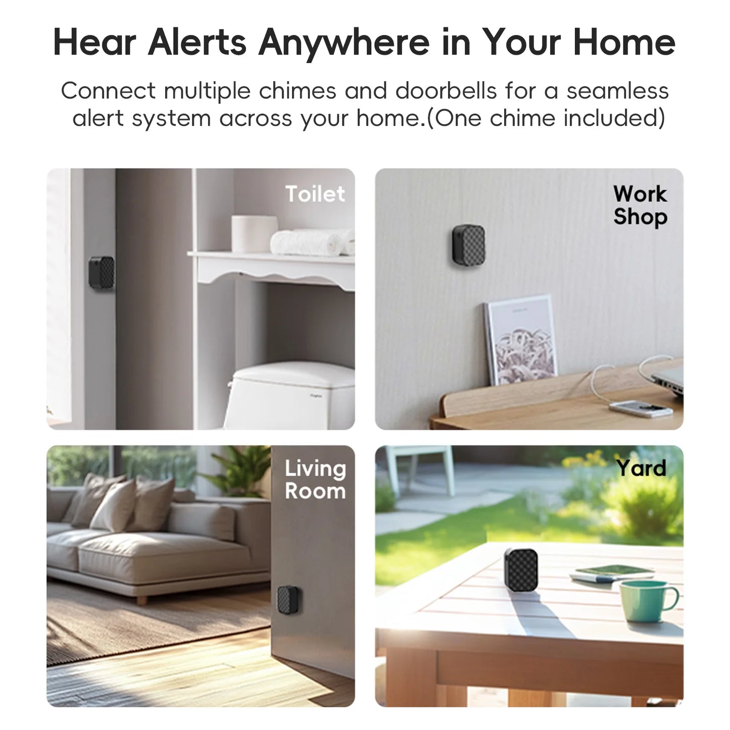 ZUMIMALL Dual Lens Wireless Video Doorbell