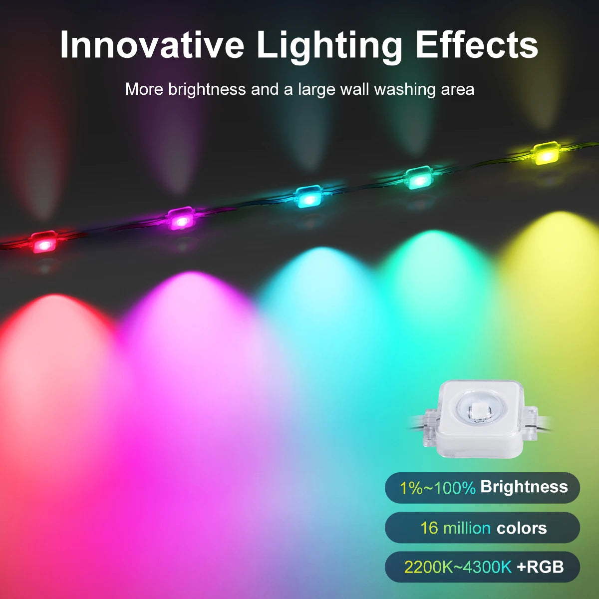Smart RGB Outdoor Northern Lights 100ft