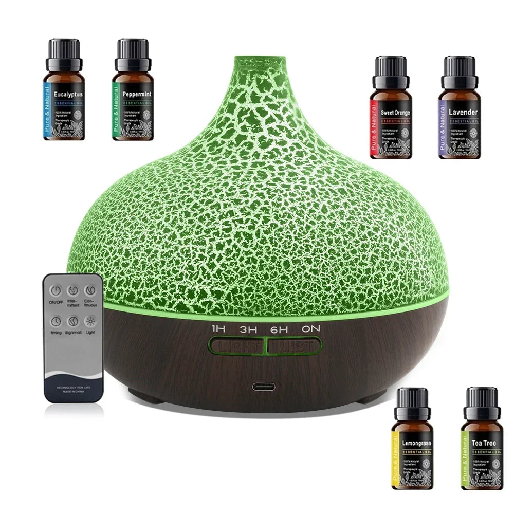 Ultrasonic Humidifier Diffuser with Remote Control