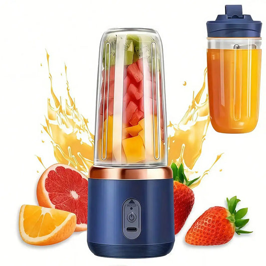 Powerful Portable Blender Juicer with Cup – Smoothie Maker for Fruits & Veggies, Gym & Travel Essential